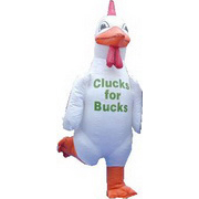 inflatable cartoon duck